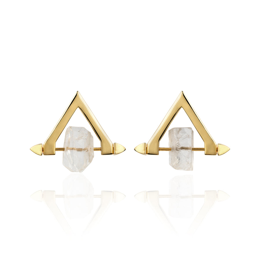 Be You, Short Gemstones for Earrings - Crystal Quartz