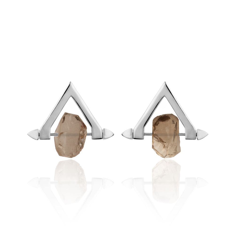 Be You, Short Gemstones for Earrings - Smokey Quartz