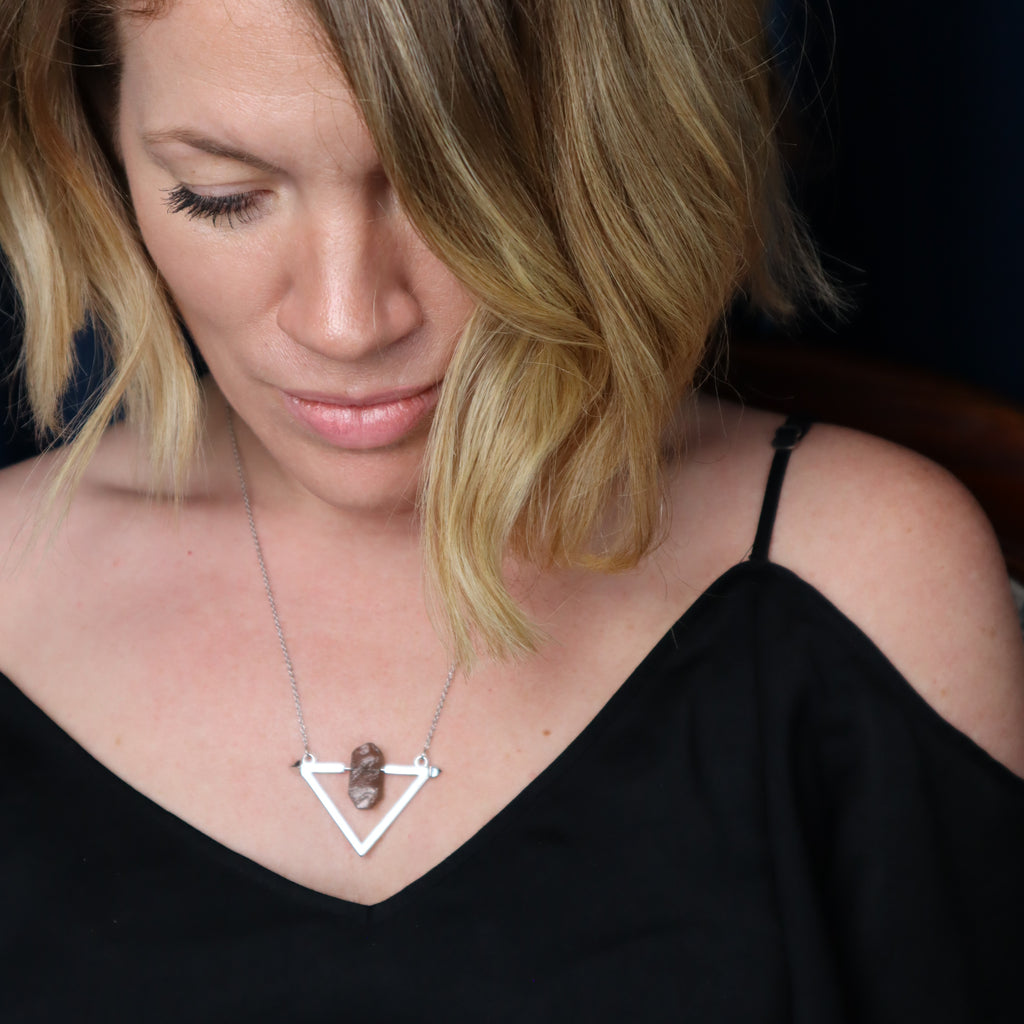 Be You, Gemstone ONLY for Necklace - Smokey Quartz