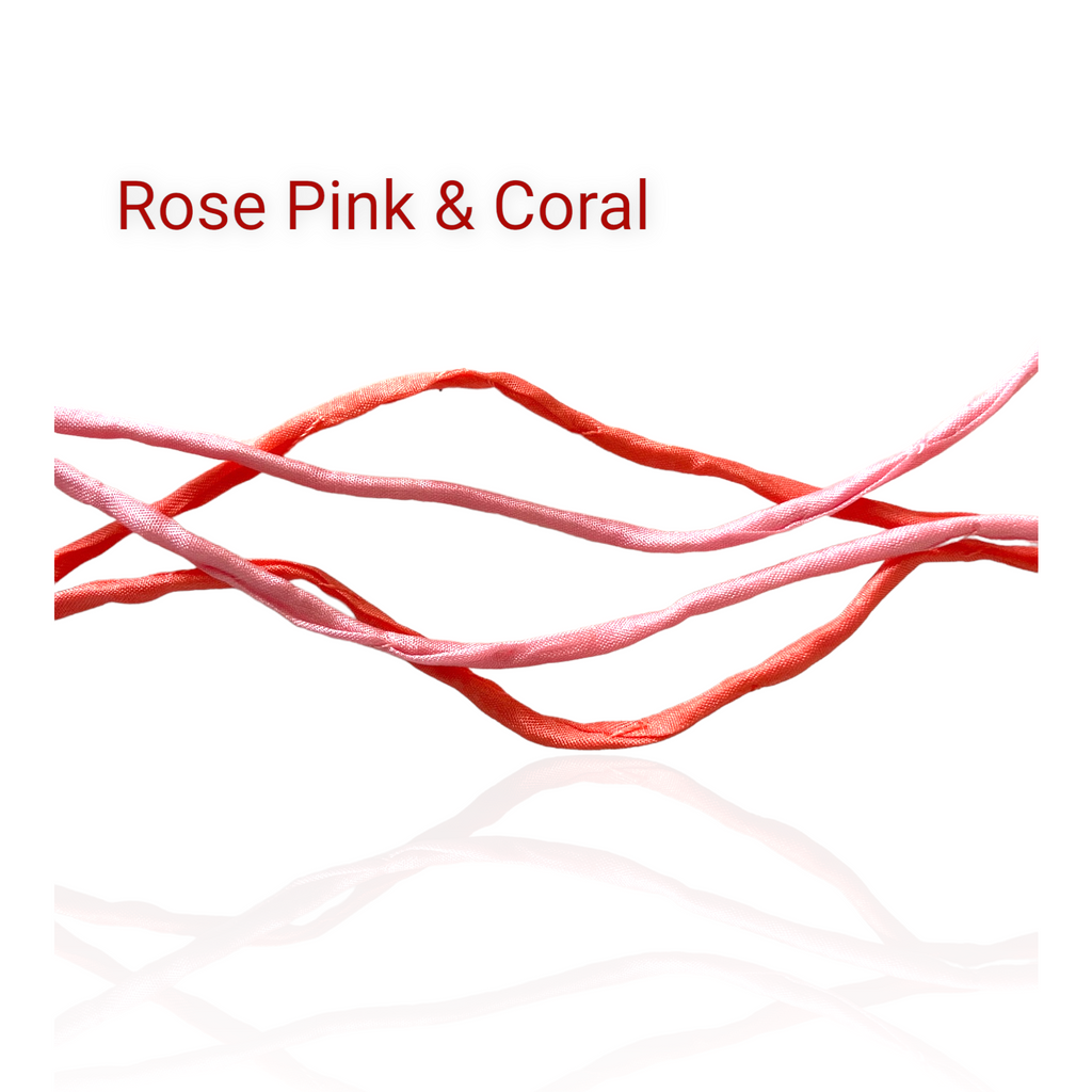 Tapestry Earrings Silk Cord Set