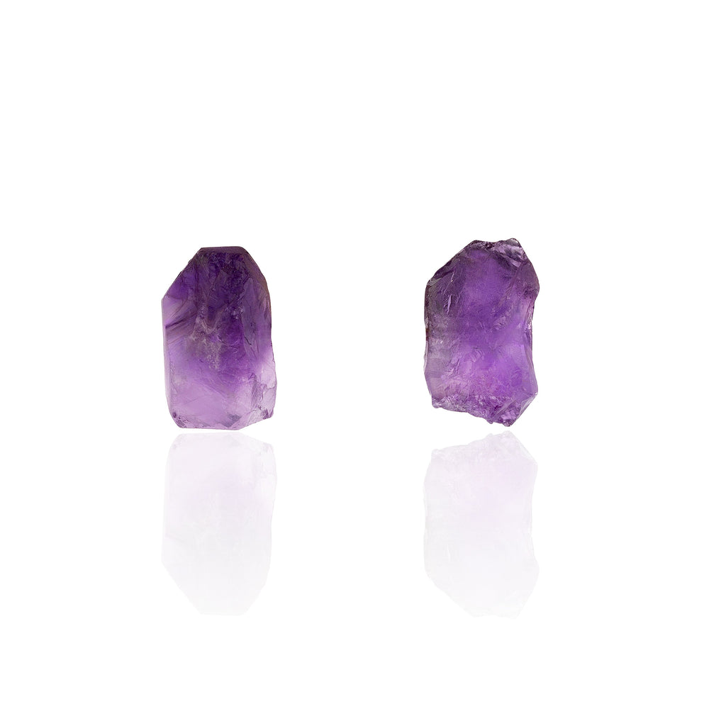 Be You, Short Gemstones for Earrings - Amethyst