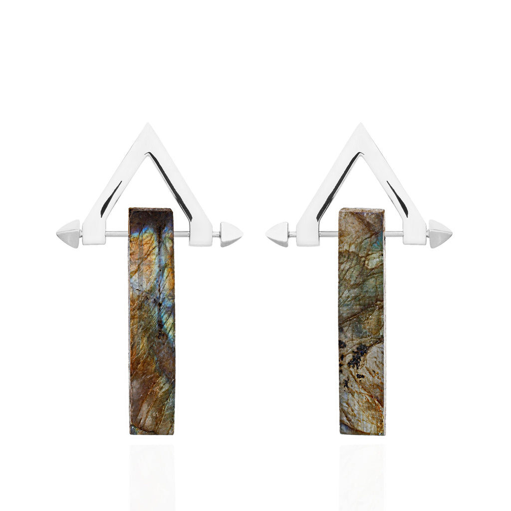Be You, Long Gemstones for Earrings - Labradorite