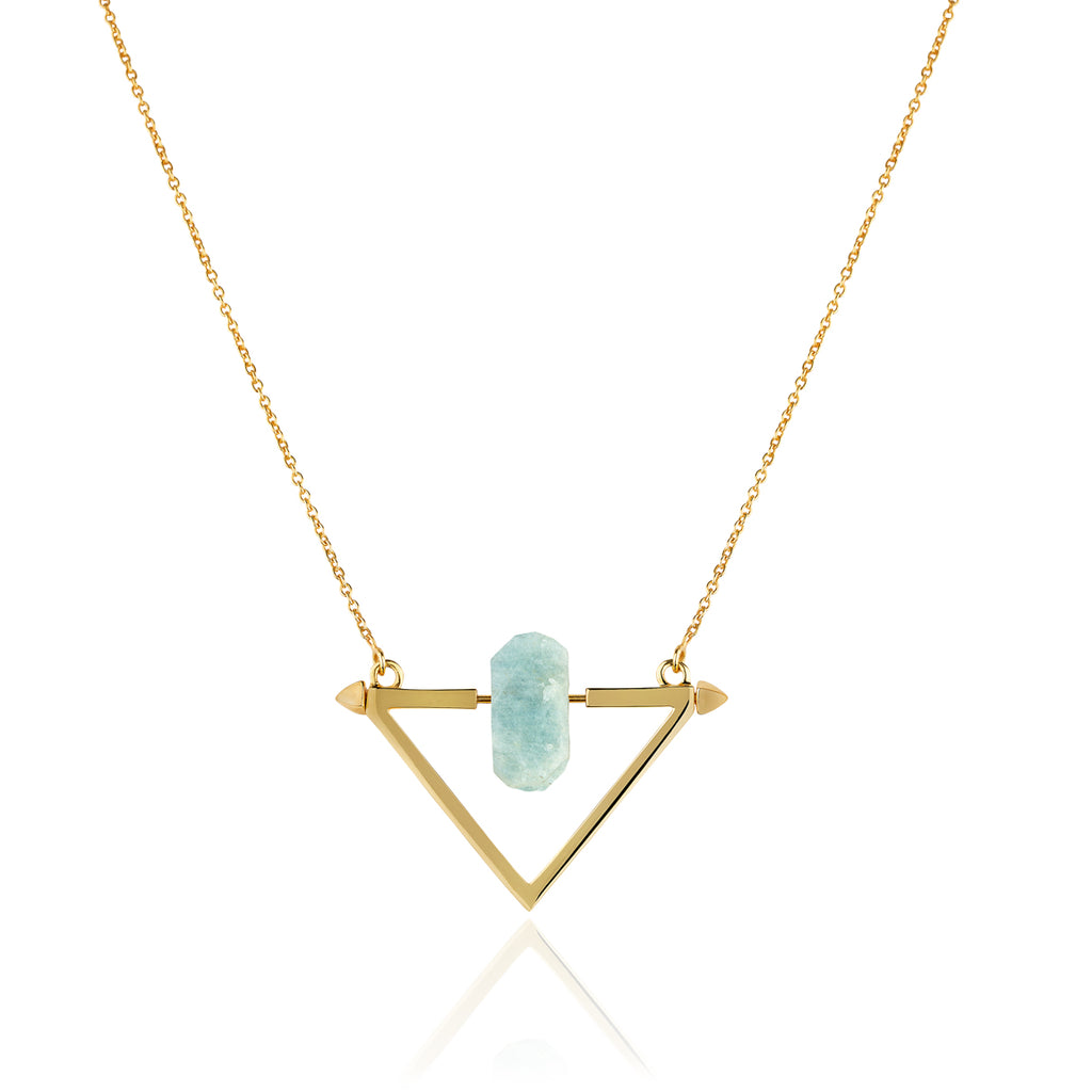 Be You, Gold Necklace (BUY GEMSTONES SEPARATELY)