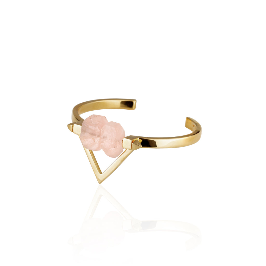 Be You, Gold Cuff  (BUY GEMSTONES SEPARATELY)