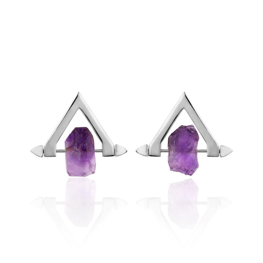 Be You, Silver Earrings (BUY GEMSTONES SEPARATELY)