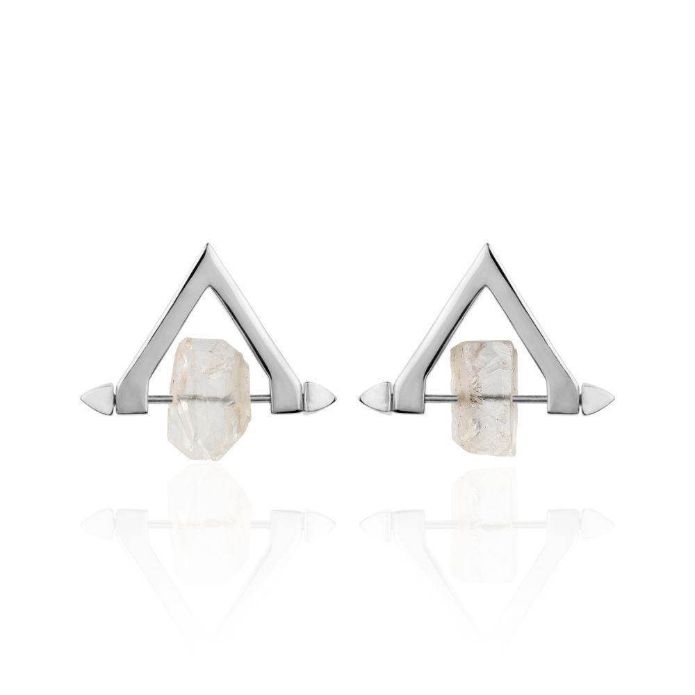 Be You, Silver Earrings (BUY GEMSTONES SEPARATELY)