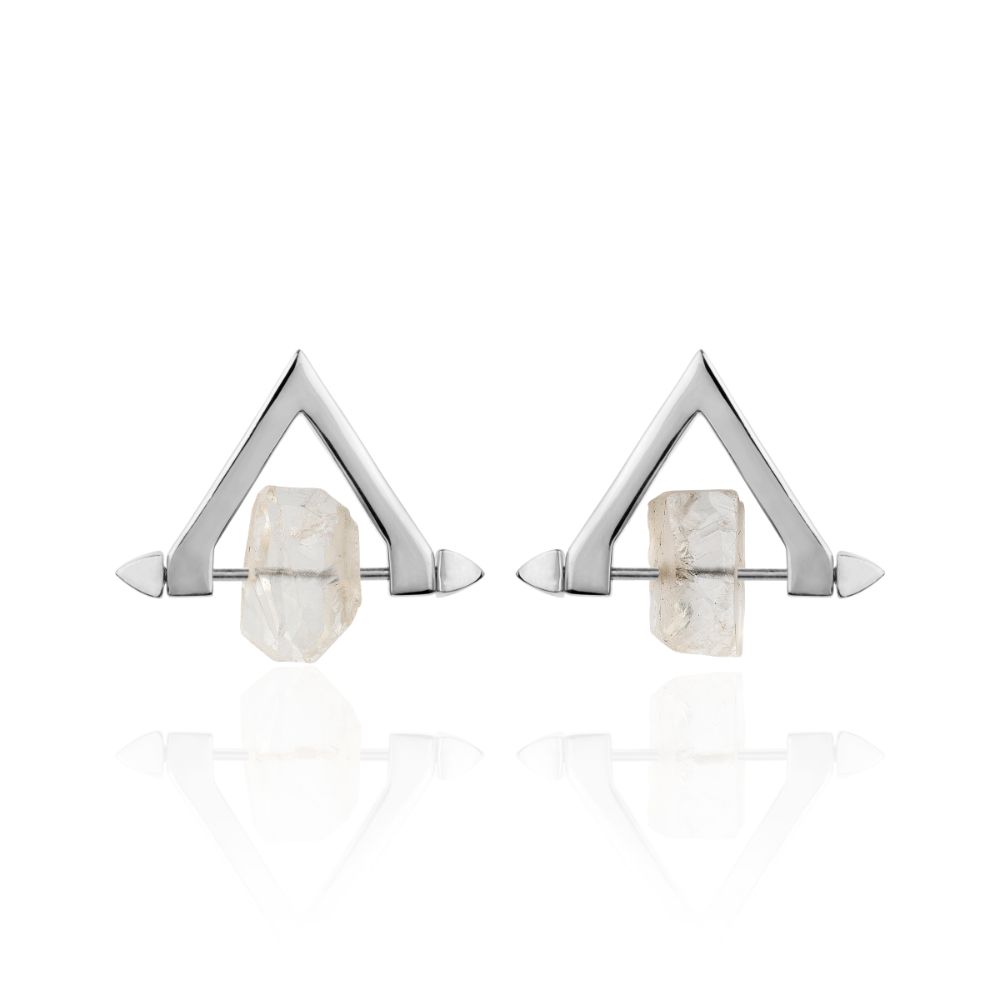 Be You, Short Gemstones for Earrings - Crystal Quartz