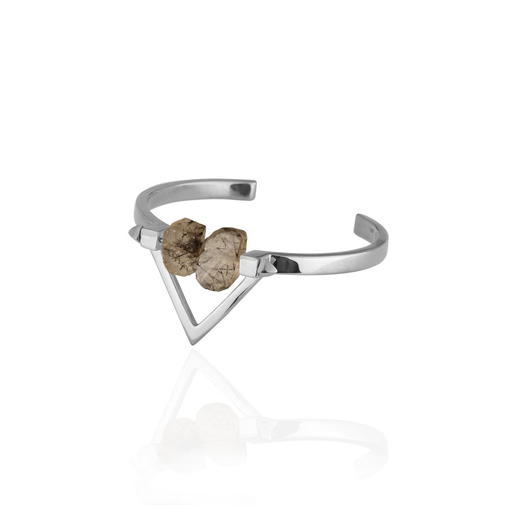 Be You, Gemstones ONLY for Cuff - Black Rutilated Quartz