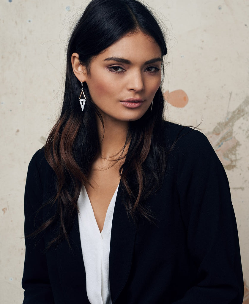 Carry Me, Silver and Gold Earrings