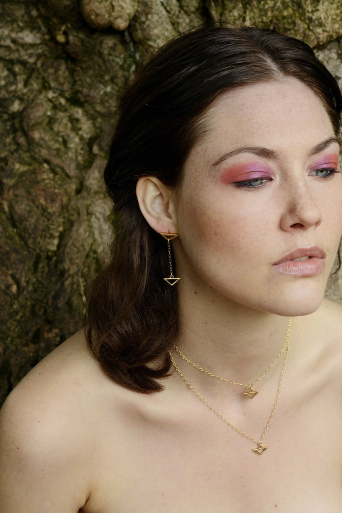 Double Trouble, Gold Multi-Layered Necklace