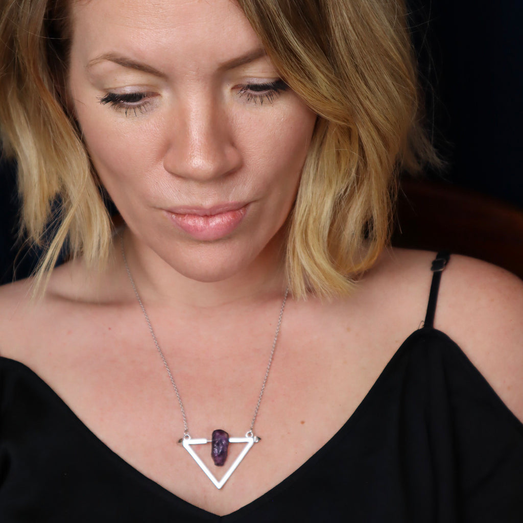 Be You, Gemstone ONLY for Necklace - Amethyst