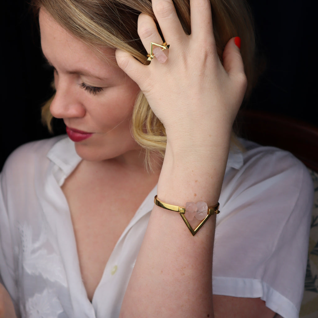 Be You, Gemstone ONLY for Ring - Rose Quartz