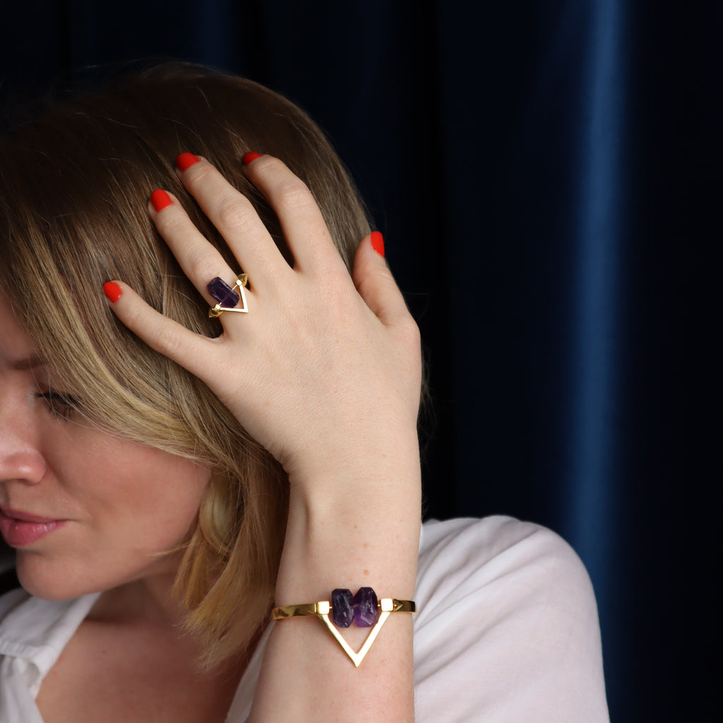 Be You, Gemstone ONLY for Ring - Amethyst