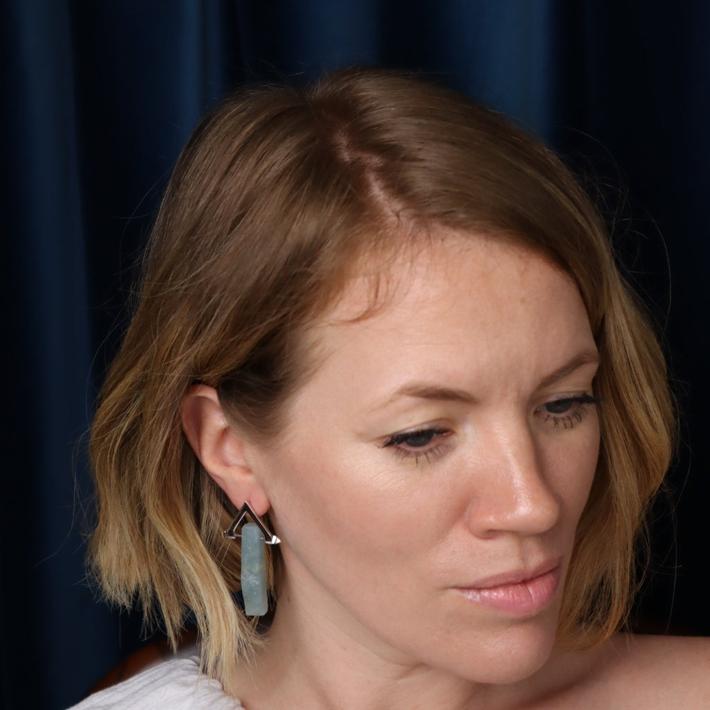 Be You, Silver Earrings (BUY GEMSTONES SEPARATELY)