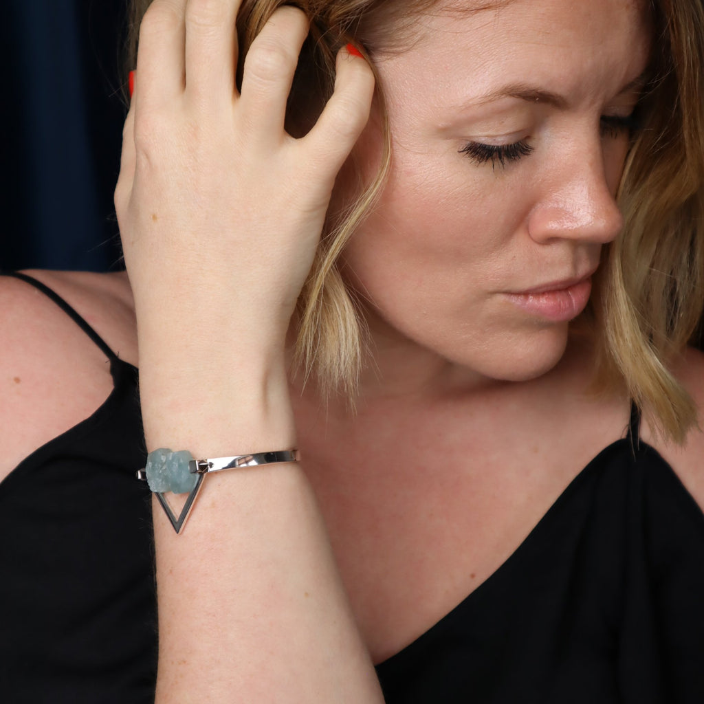 Be You, Silver Cuff  (BUY GEMSTONES SEPARATELY)
