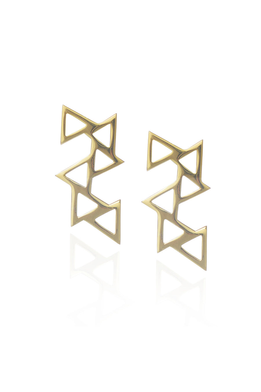 Wholesale - Ladder of Life, Gold Earrings