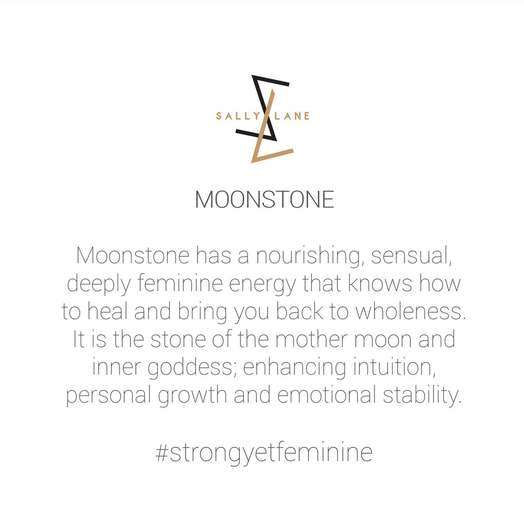 Be You, Long Gemstones for Earrings - Moonstone