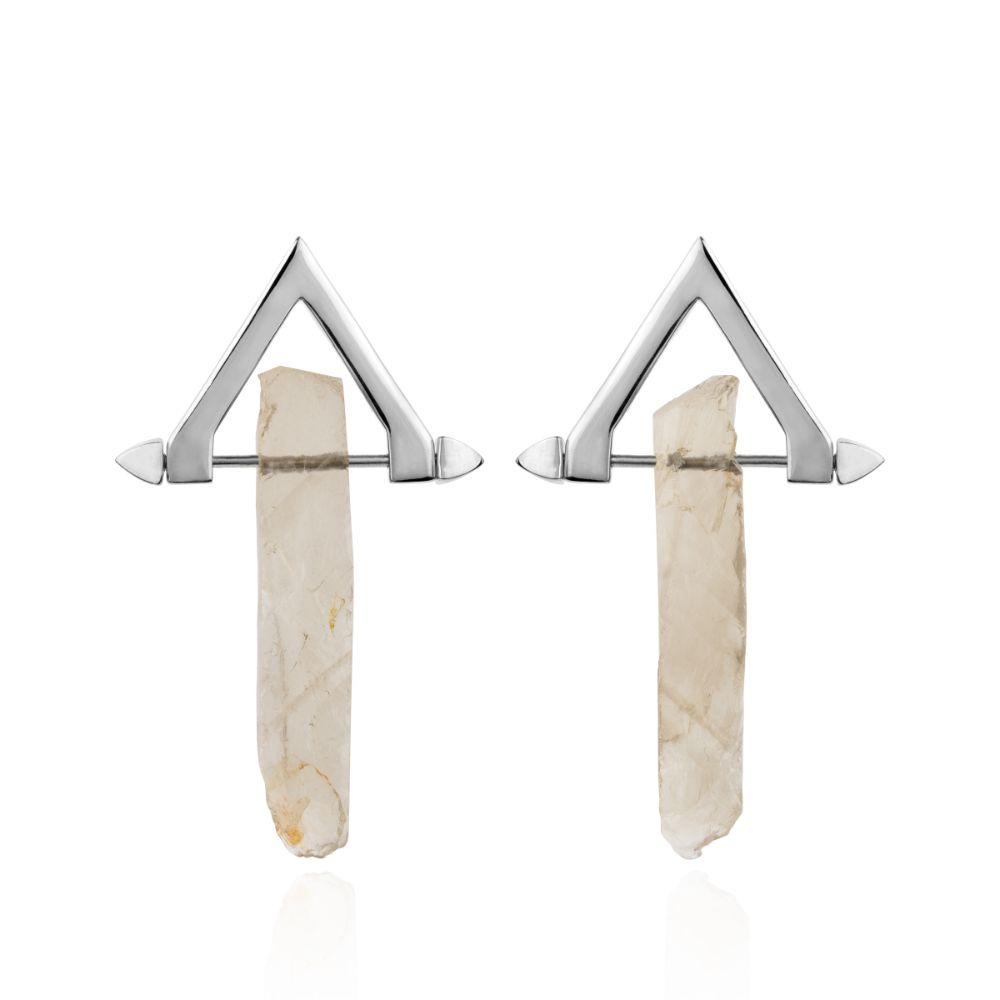 Be You, Silver Earrings (BUY GEMSTONES SEPARATELY)