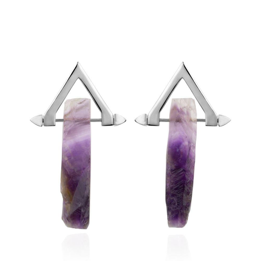 Be You, Silver Earrings (BUY GEMSTONES SEPARATELY)