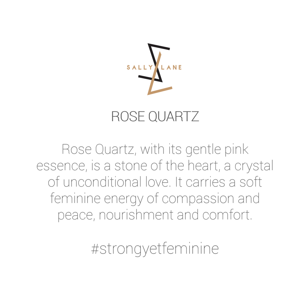 Be You, Short Gemstones for Earrings - Rose Quartz