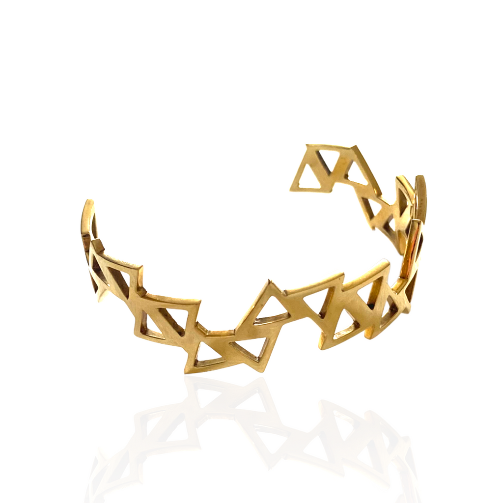 Tapestry Cuff, Gold