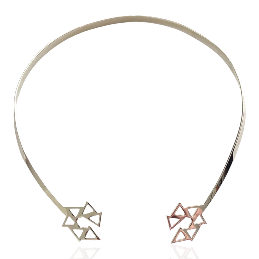 Tapestry Choker, Silver